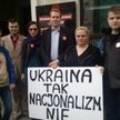 SLD i Ruch Narodowy protestowali przeciw wizycie kandydatów na prezydenta Ukrainy