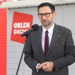 Prezes PKN Orlen Daniel Obajtek na konferencji prasowej dotyczącej rozwoju sieci „Orlen Paczka”