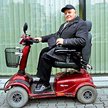 Obecny wózek Czesława Metelskiego się psuje, a nie ma do niego części zamiennych