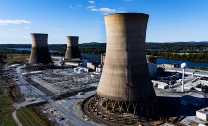 Wyłączona z użytku elektrownia jądrowa Three Mile Island w pobliżu Middletown w Pensylwanii. W 1979 