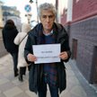 Leonid Gozman protestuje w Moskwie przeciwko wojnie