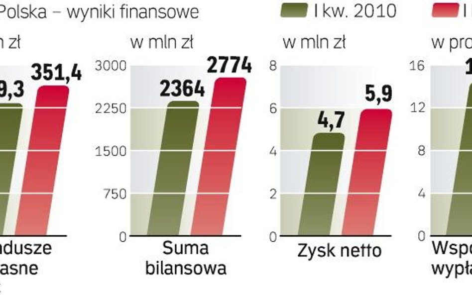 DZ bank Polska ma niewielki udziAŁ w rynku