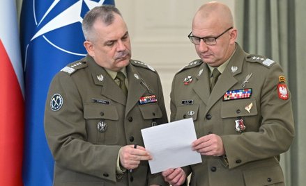 Szef Sztabu Generalnego WP gen. Wiesław Kukuła i dowódca Operacyjny Rodzajów Sił Zbrojnych gen. bron