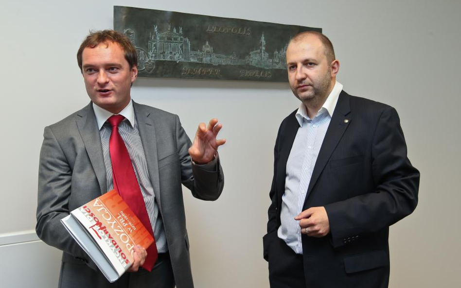 Grzegorz Leszczyński, prezes i Rafał Abratański, wiceprezes DM IDMSA