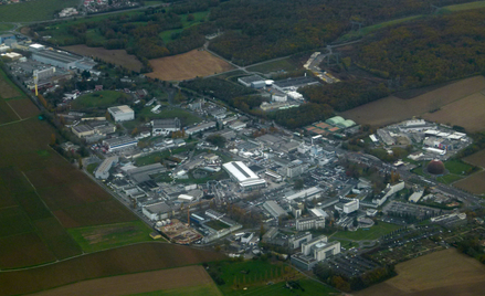 CERN - widok z lotu ptaka