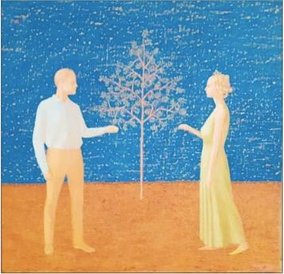 Obrazy Mikołaja Kasprzyka to rzadkość na aukcjach.