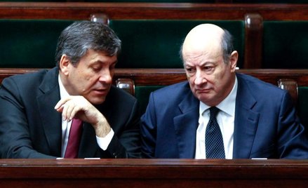 Minister gospodarki Janusz Piechociński i minister finansów Jacek Rostowski (PO)