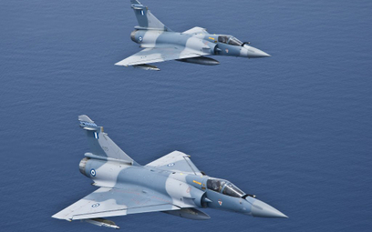 Greckie myśliwce Dassault Mirage 2000-5 Mk. 2. Fot./Siły Powietrzne Grecji.