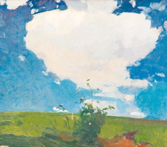 Niedrogi pejzaż Marcina Samlickiego.