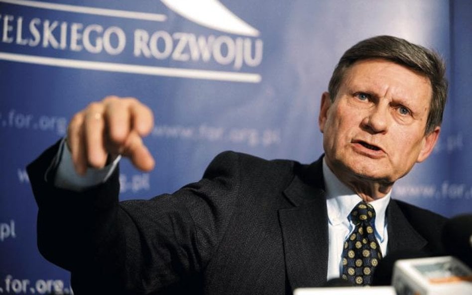 Leszek Balcerowicz:?jesteśmy krajem wysokiego fiskalizmu fot. S. Łaszewski