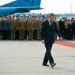 11 kwietnia 2010, powitanie na Okęciu trumny z ciałem Lecha Kaczyńskiego