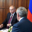 Władimir Putin i przywódca Abchazji Raul Chadżimba