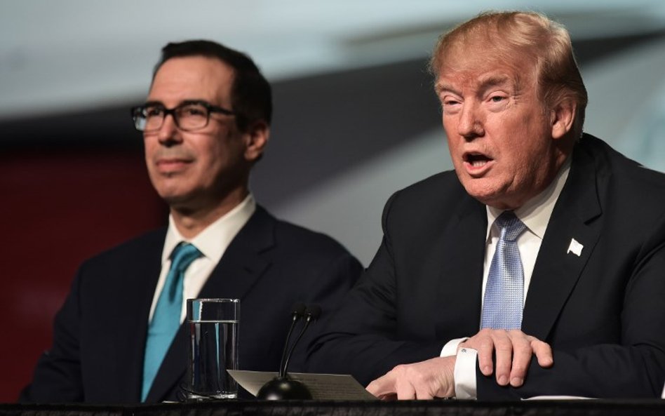 Steven Mnuchin i Donald Trump