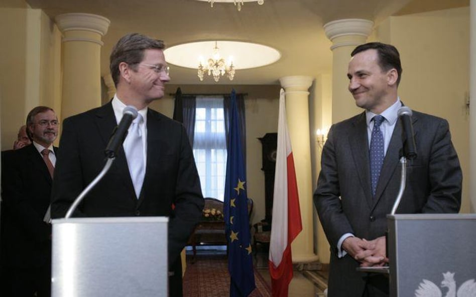 Szefowie niemieckiej i polskiej dyplomacji, Guido Westerwelle i Radosław Sikorski