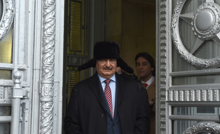 Chalifa Haftar, generał, 29 listopada 2016 roku w Moskwie