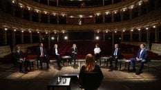 Kandydaci na prezydenta Krakowa (L-P): Michał Klimek, Michał Drewnicki, Monika Piątkowska, Aleksandr