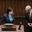 Działaczka Pro-life Kaja Godek i poseł Konfederacji Grzegorz Braun