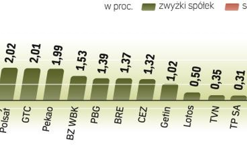 WIG20 znalazł się o 0,6 proc. ponad lokalnym szczytem z poprzedniego poniedziałku. Dziś się okaże, c