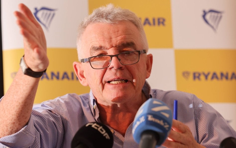 Na konferencji prasowej w Brukseli dyrektor generalny Ryanaira Michael O’Leary zapowiedział rekordow
