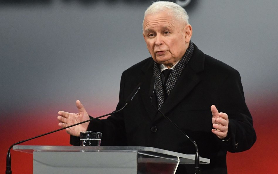 Prezes PiS Jarosław Kaczyński