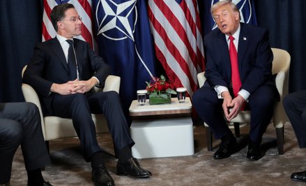 Prezydent USA spotkał się z Markiem Rutte, Sekretarzem Generalnym NATO w Davos