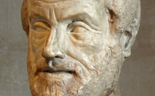 Arystoteles – filozof z IV w. p.n.e., jeden z najsłynniejszych myślicieli starożytnej Grecji. Na zdj