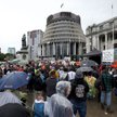 Protest przed parlamentem Nowej Zelandii