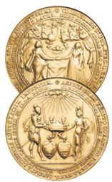 Medal o królewskich zaślubinach ma cenę 160 tys. zł.