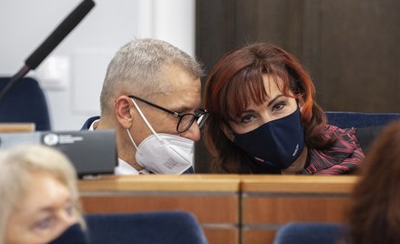 Do poważnego konfliktu między Gabrielą Morawską-Stanecką (z prawej) a Włodzimierzem Czarzastym doszł