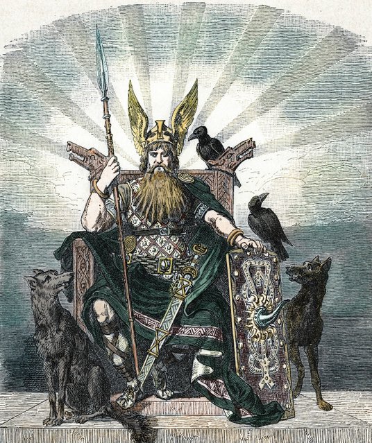 Odyn – pochodzący z boskiej dynastii Asów najważniejszy nordycki bóg wojny i wojowników, bóstwo mądr