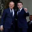 Donald Tusk i Emmanuel Macron