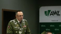 Rektor AWL gen. br. dr Marek Tomaszycki podczas inauguracji roku akademickiego 2024/2025 w Akademii 