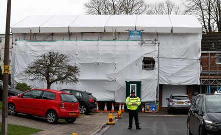 Dom Siergieja Skripala w Salisbury tuż po zamachu na jego życie