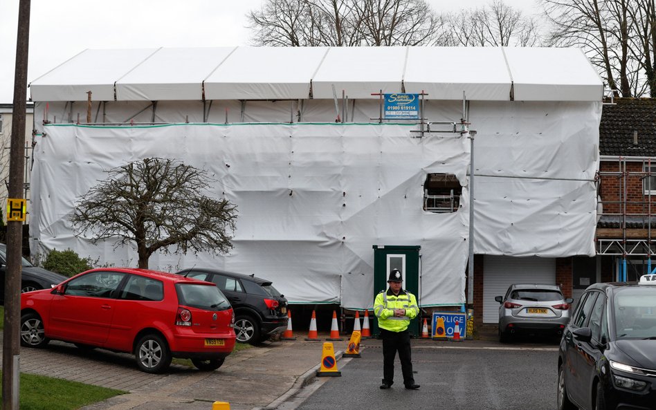 Dom Siergieja Skripala w Salisbury tuż po zamachu na jego życie