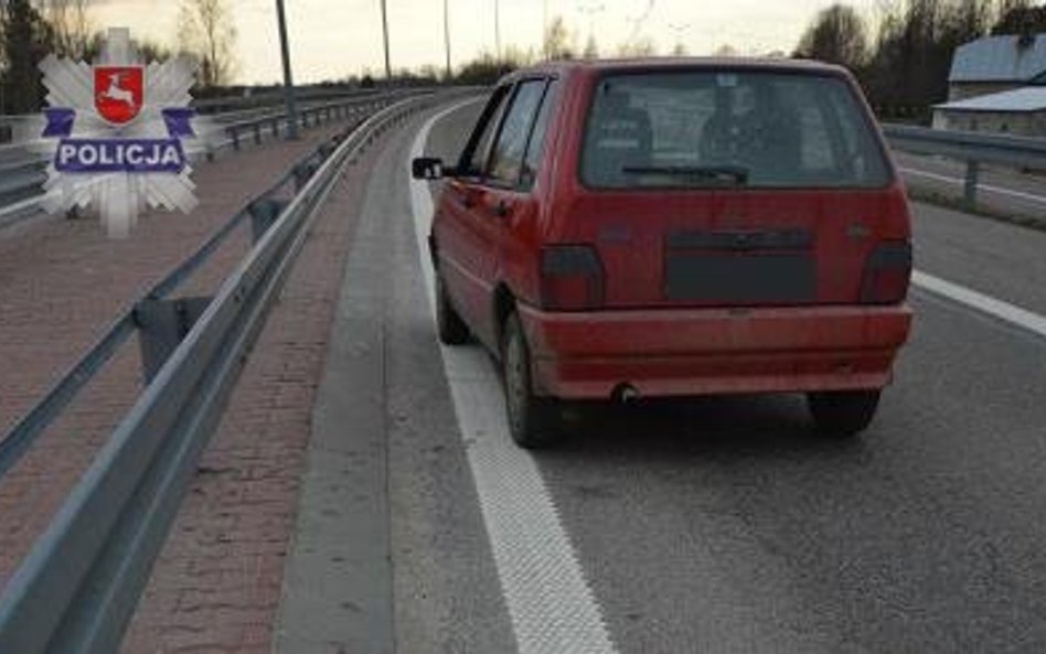 Kierowca ciągnął psa na lince holowniczej