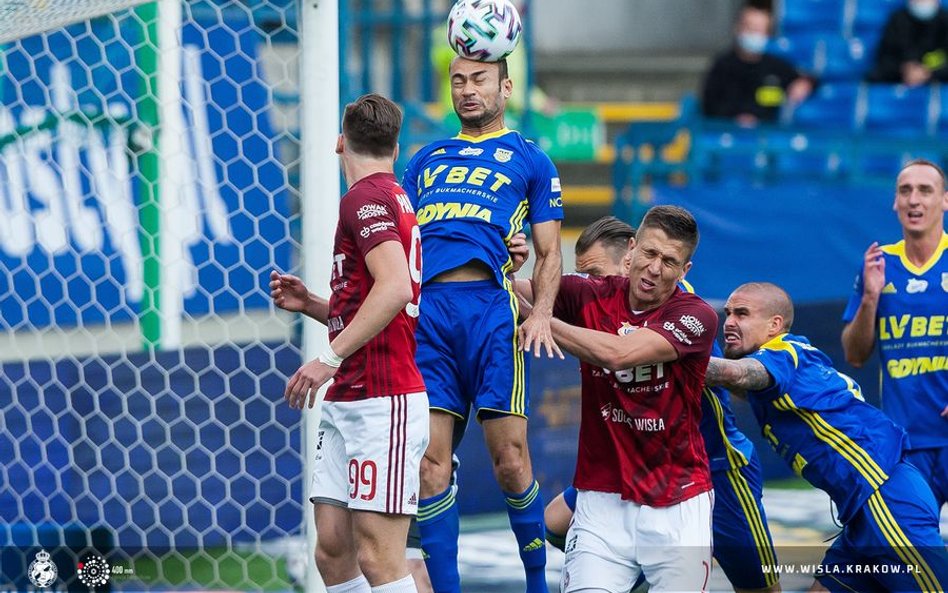 Wisła Kraków przegrała z Arką Gdynia