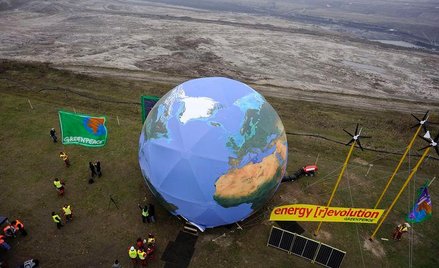 Protest działaczy Greenpeace