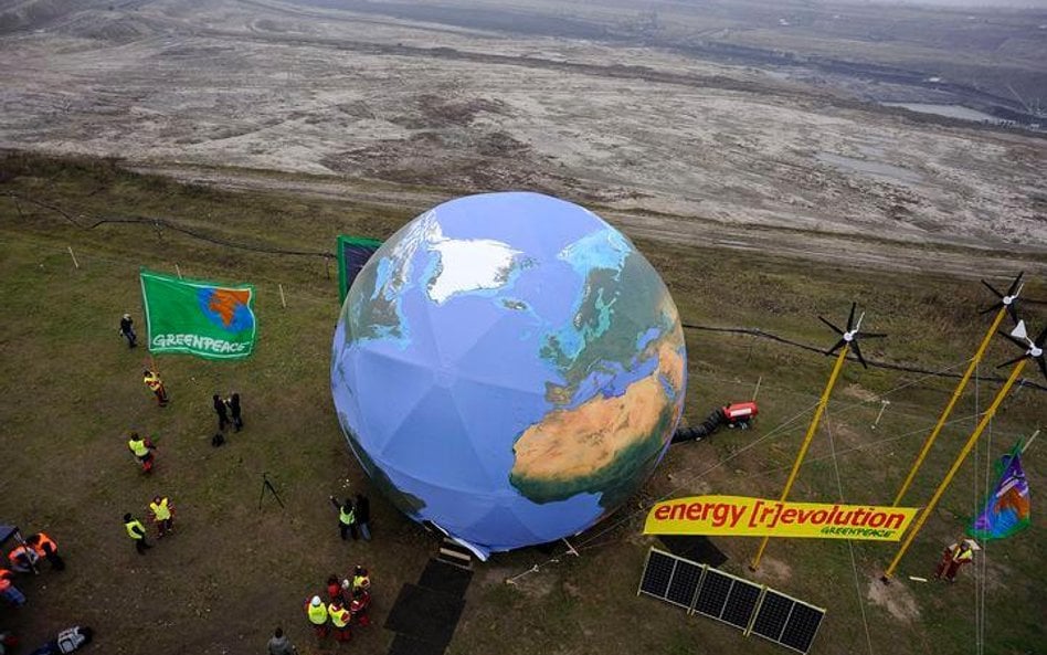 Protest działaczy Greenpeace