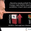 Donald Tusk na kubku, który posłowie PiS pokażą jutro w Sejmie, ma nos jak Pinokio