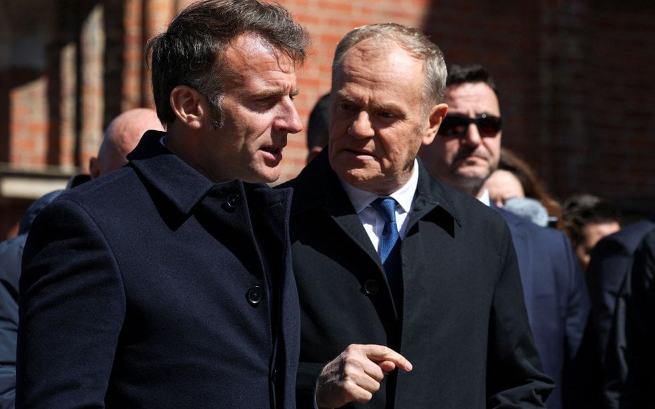 Emmanuel Macron i Donald Tusk