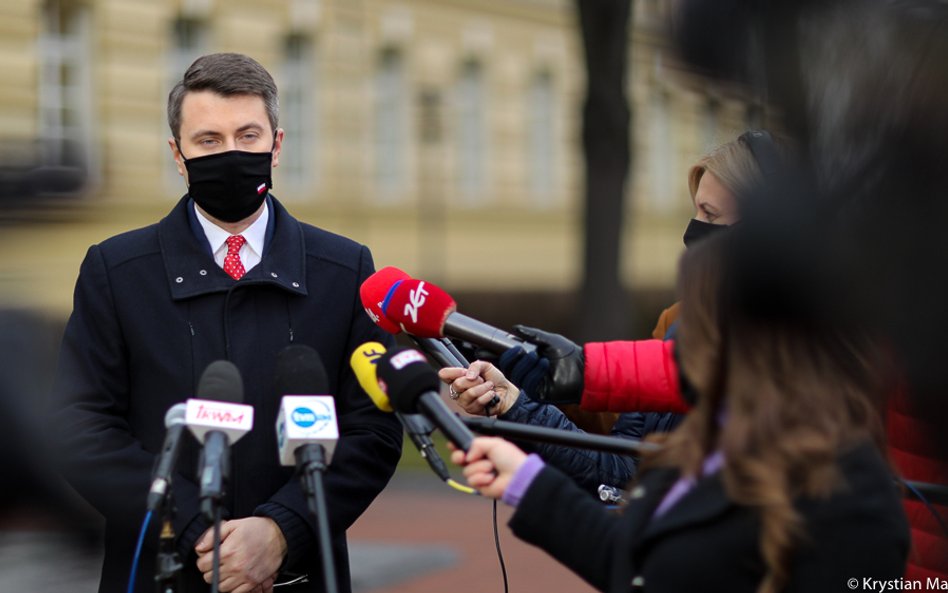 Rzecznik rządu Piotr Müller