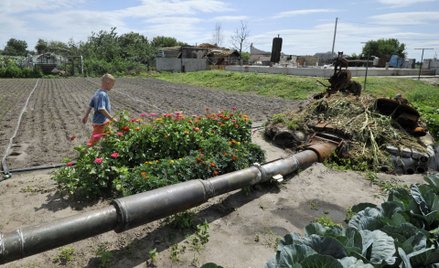 Zniszczony rosyjski czołg