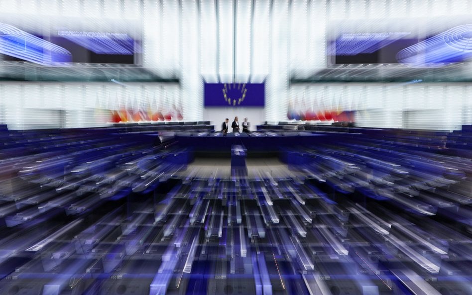 Sala posiedzeń Parlamentu Europejskiego w Strasburgu