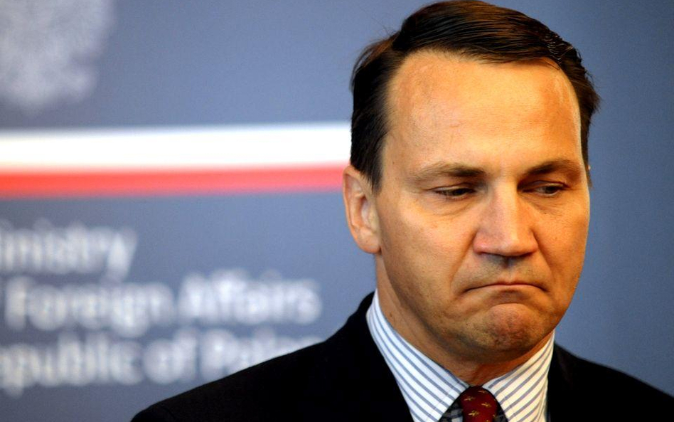 Szef MSZ Radosław Sikorski