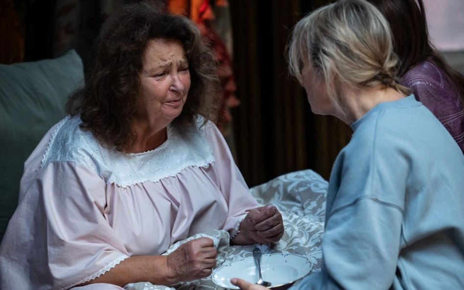 Anna Dymna w spektaklu Teatru TV