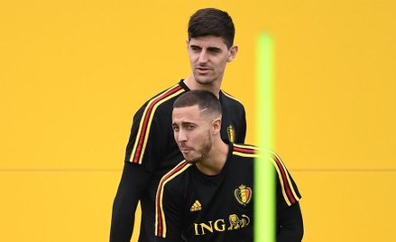 Eden Hazard (z przodu) i Thibaut Courtois: belgijski przedmiot pożądania Realu