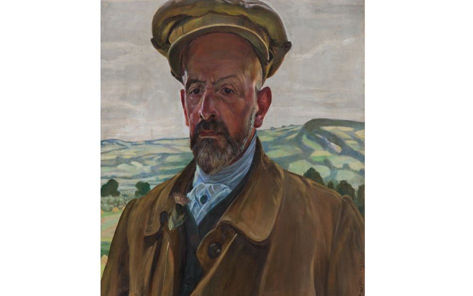 Jacek Malczewski, autoportret w kaszkiecie