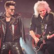 Wokalista Adam Lambert i gitarzysta Briam May, koncert grupy Queen w Madison Square Garden, Nowy Jor