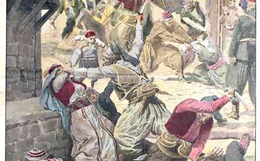 Masakra Ormian w Konstantynopolu dokonana przez Turków 24 kwietnia 1915 r.