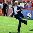 Prezydent Rosji Władimir Putin wziął symboliczny udział w pokazowym meczu rozegranym na Placu Czerwo